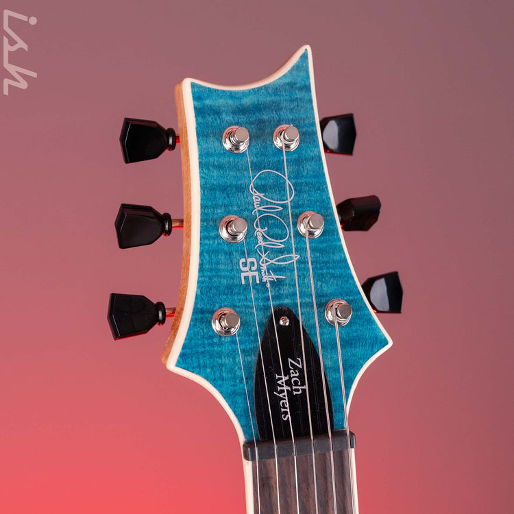 PRS SE Zach Myers Lefty Signature Electric Guitar Myers Blue – Ish