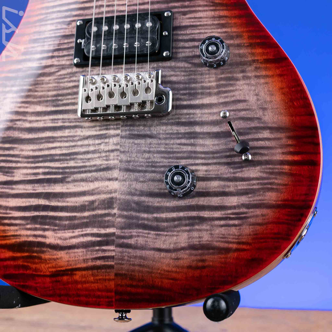 PRS SE Custom 24 Electric Guitar Charcoal Cherry Burst *2025