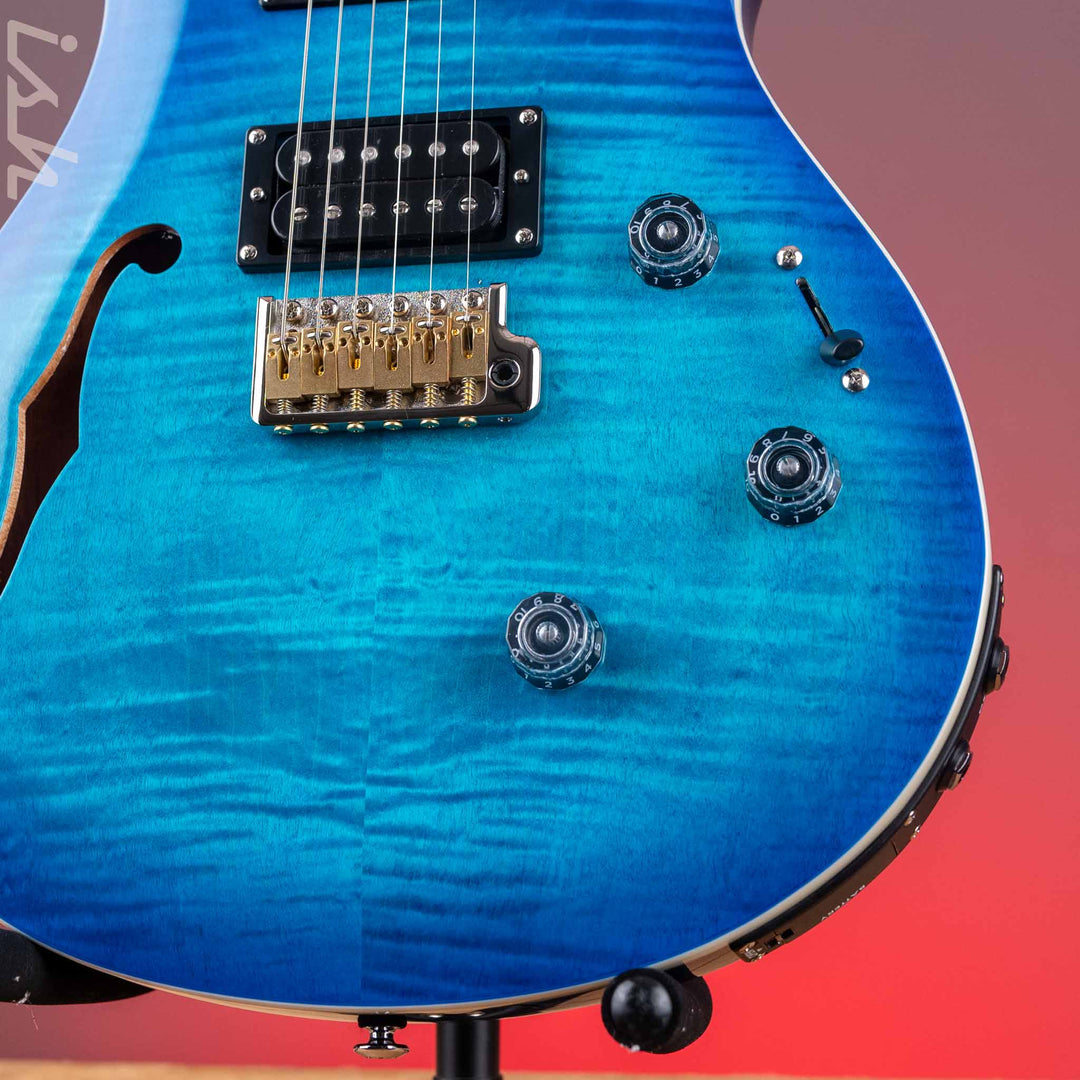 2024 PRS SE Custom 24 Semi-Hollow Piezo Lake Blue