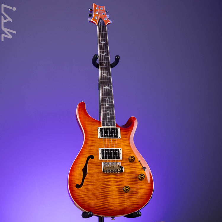 ギター PRS guitar SE custom PRS Guitars SE Custom 24 Semi-Hollow Piezo Electric Guitar With