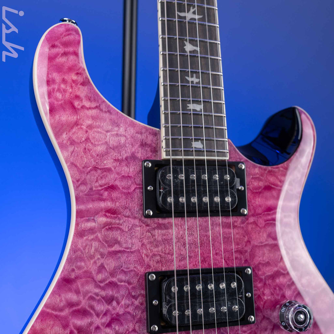 2024 PRS SE Custom 24 Quilt Electric Guitar Violet