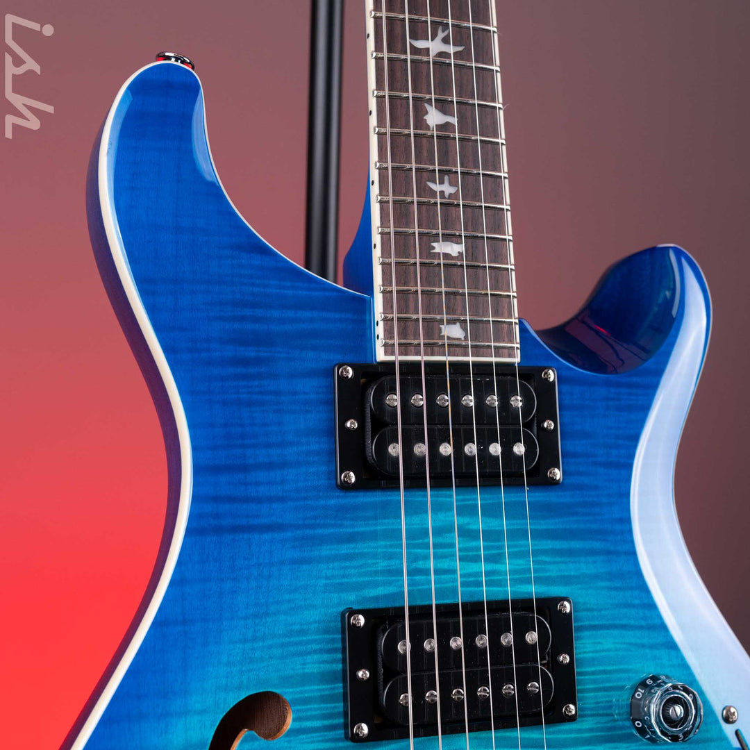 2024 PRS SE Custom 24 Semi-Hollow Piezo Lake Blue