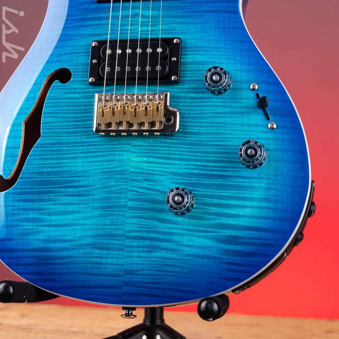 2024 PRS SE Custom 24 Semi-Hollow Piezo Lake Blue