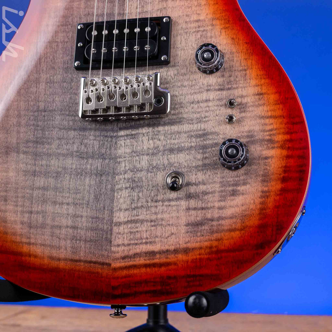 PRS SE Custom 24-08 Electric Guitar Charcoal Cherry Burst *2025 Release!*