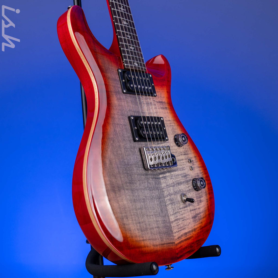 PRS SE Custom 24-08 Electric Guitar Charcoal Cherry Burst *2025 Release!*