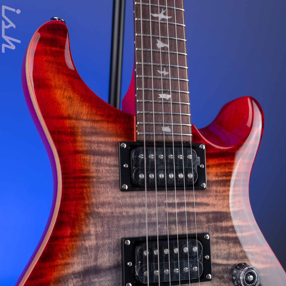 PRS SE Custom 24-08 Electric Guitar Charcoal Cherry Burst *2025 Release!*