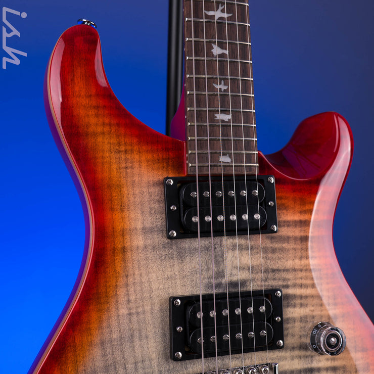 PRS SE Custom 24-08 Charcoal Cherry Burst