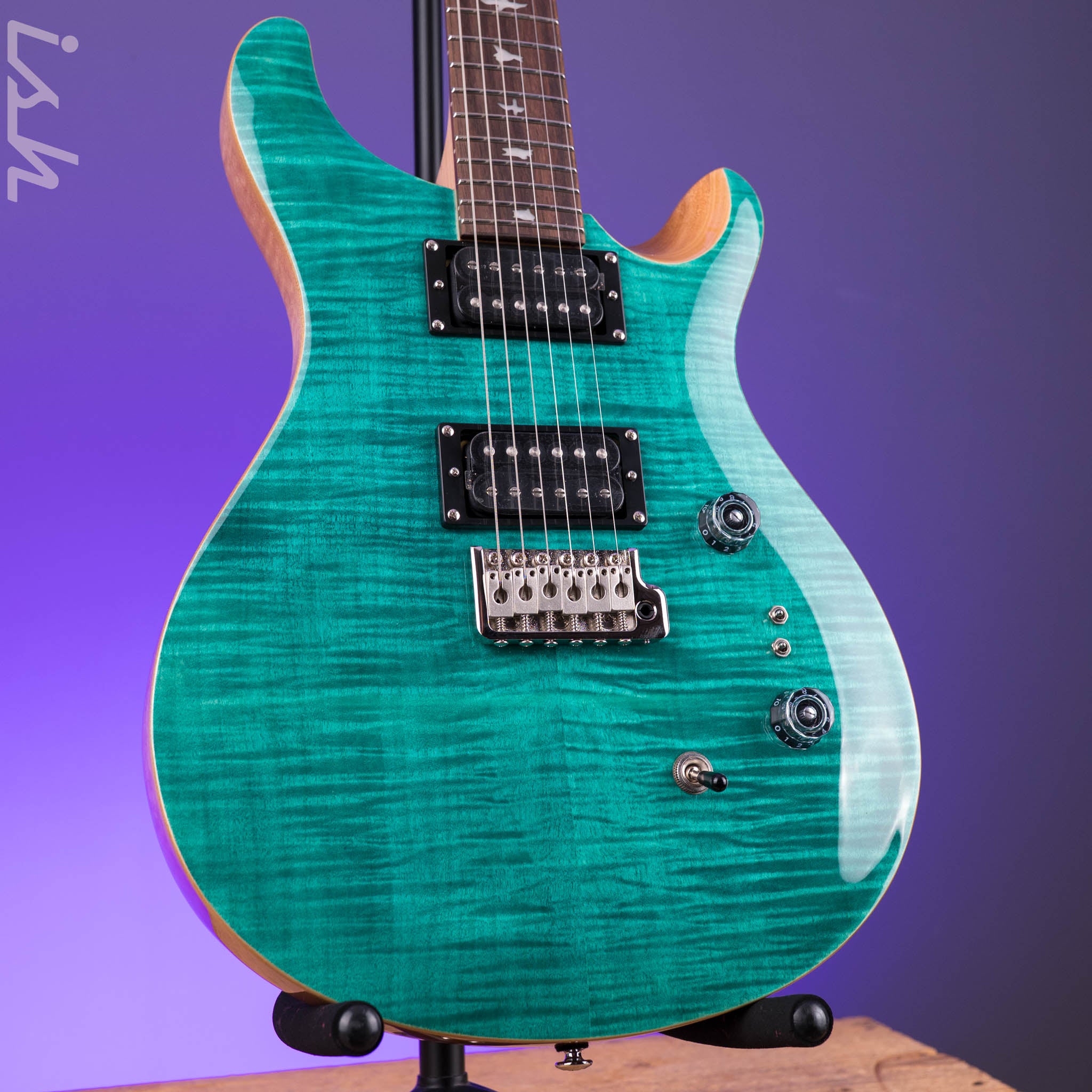PRS SE Custom 24-08 Turquoise – Ish Guitars