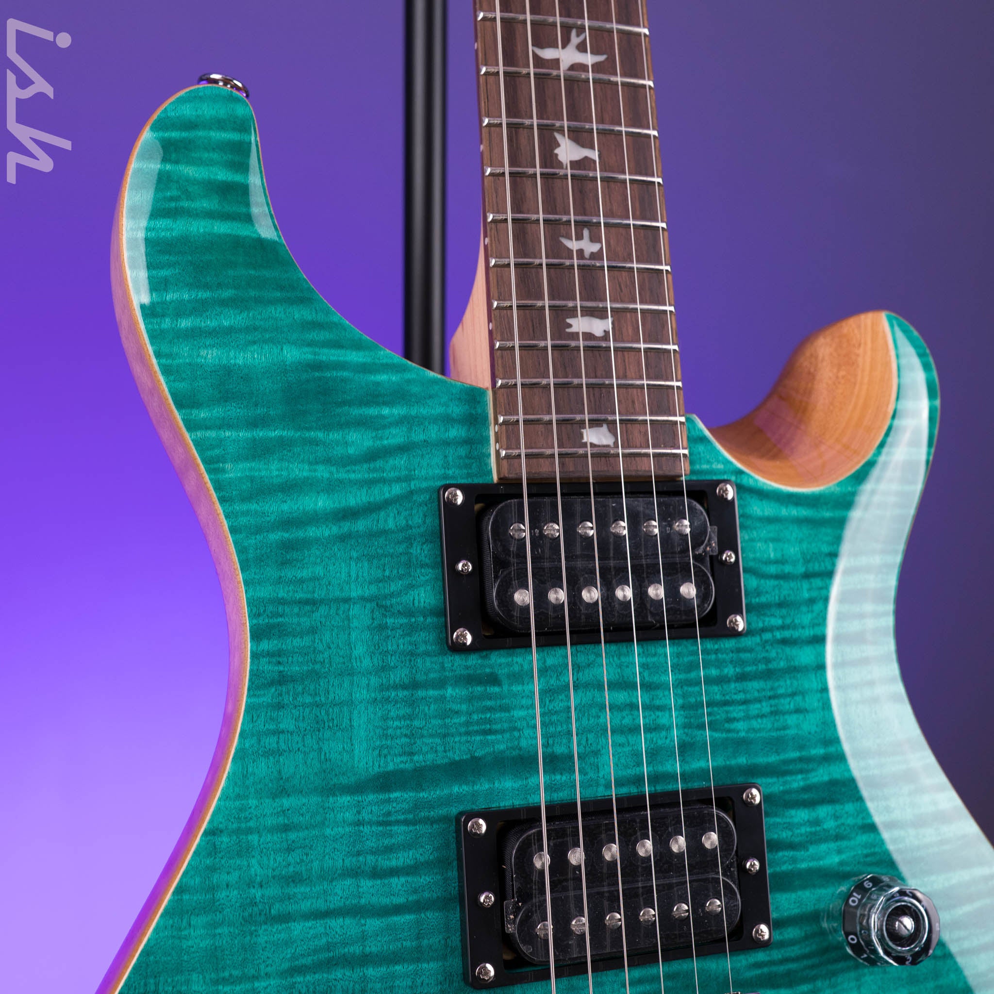 PRS SE Custom 24-08 Turquoise – Ish Guitars