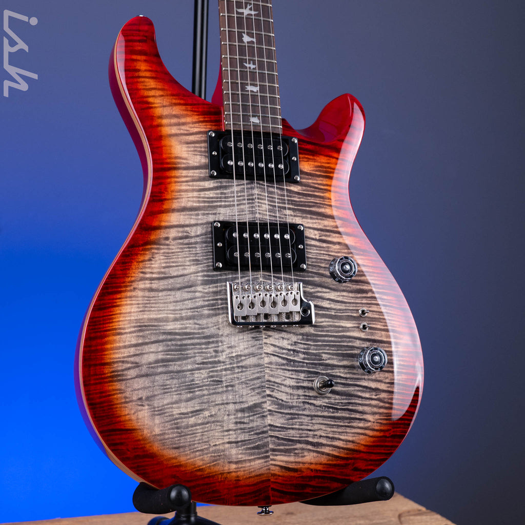 ギター PRS SE Custom24 charcoal PRS SE Custom 24-08 Charcoal Cherry Burst – Ish Guitars