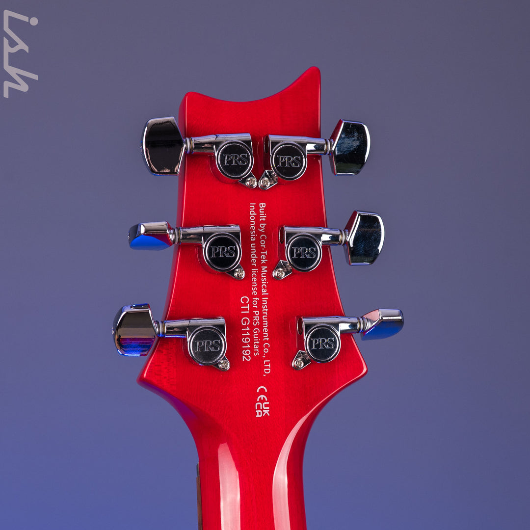 PRS SE Custom 24 Charcoal Cherry Burst