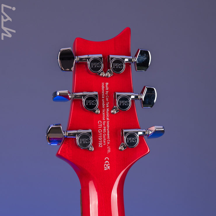 PRS SE Custom 24 Charcoal Cherry Burst