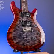 PRS SE Custom 24 Charcoal Cherry Burst