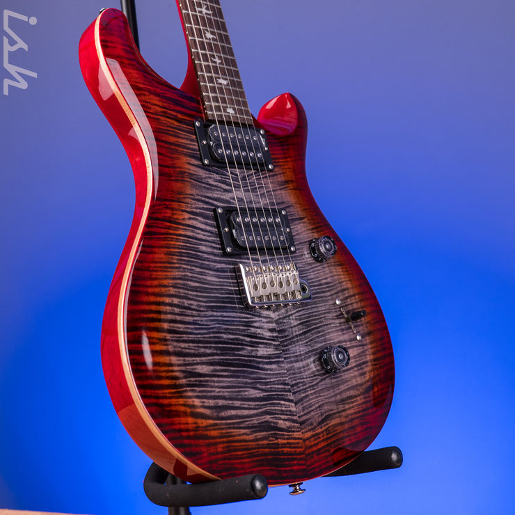 PRS SE Custom 24 Charcoal Cherry Burst