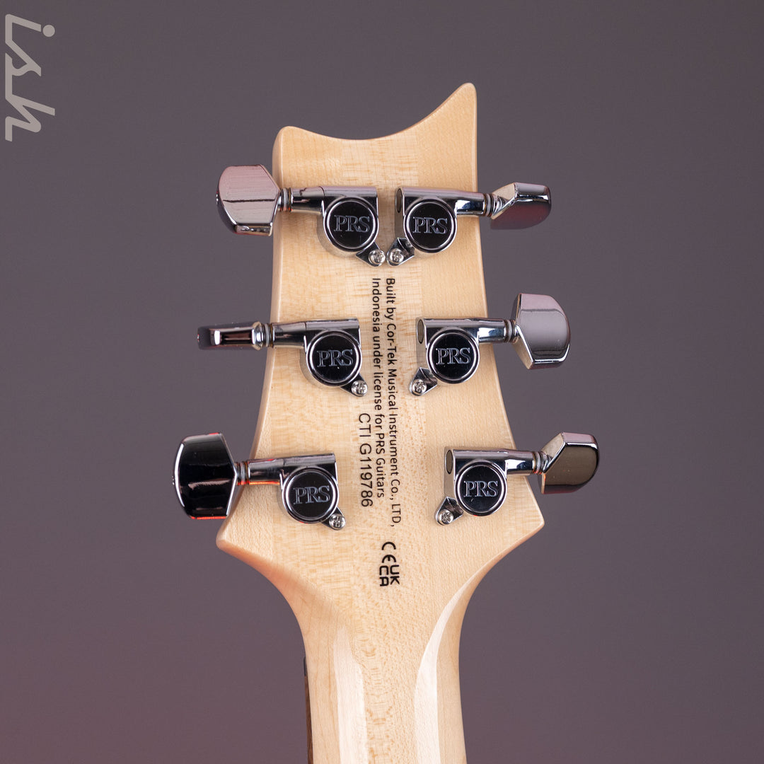 PRS SE Custom 24 Burled Ash Limited Edition Lake Blue