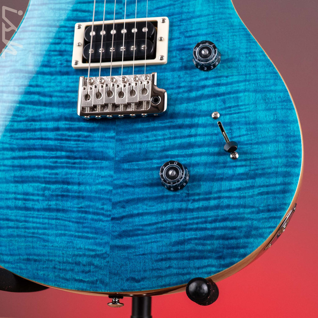 PRS SE Custom 24 Blue Matteo Natural Back
