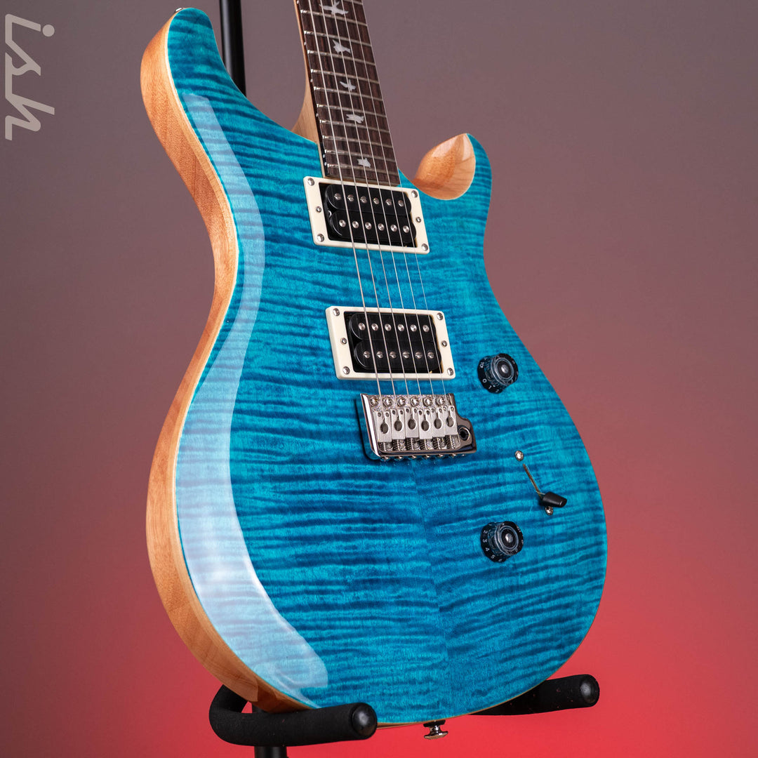 PRS SE Custom 24 Blue Matteo Natural Back