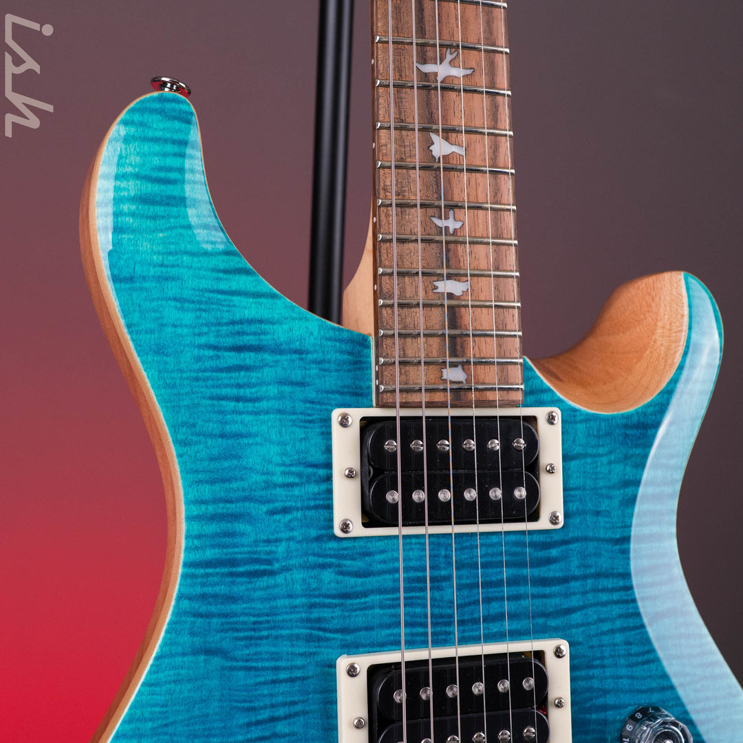 PRS SE Custom 24 Blue Matteo Natural Back