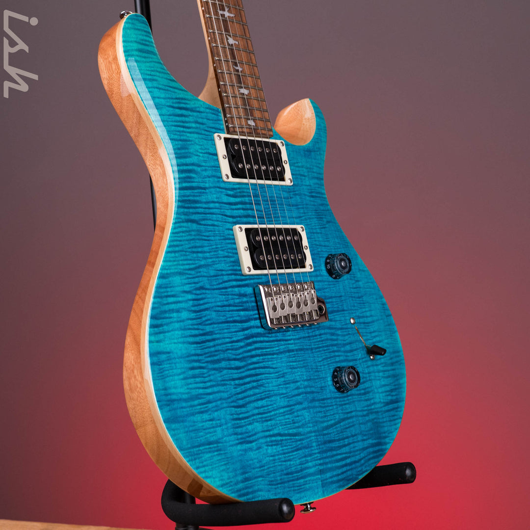 PRS SE Custom 24 Blue Matteo Natural Back