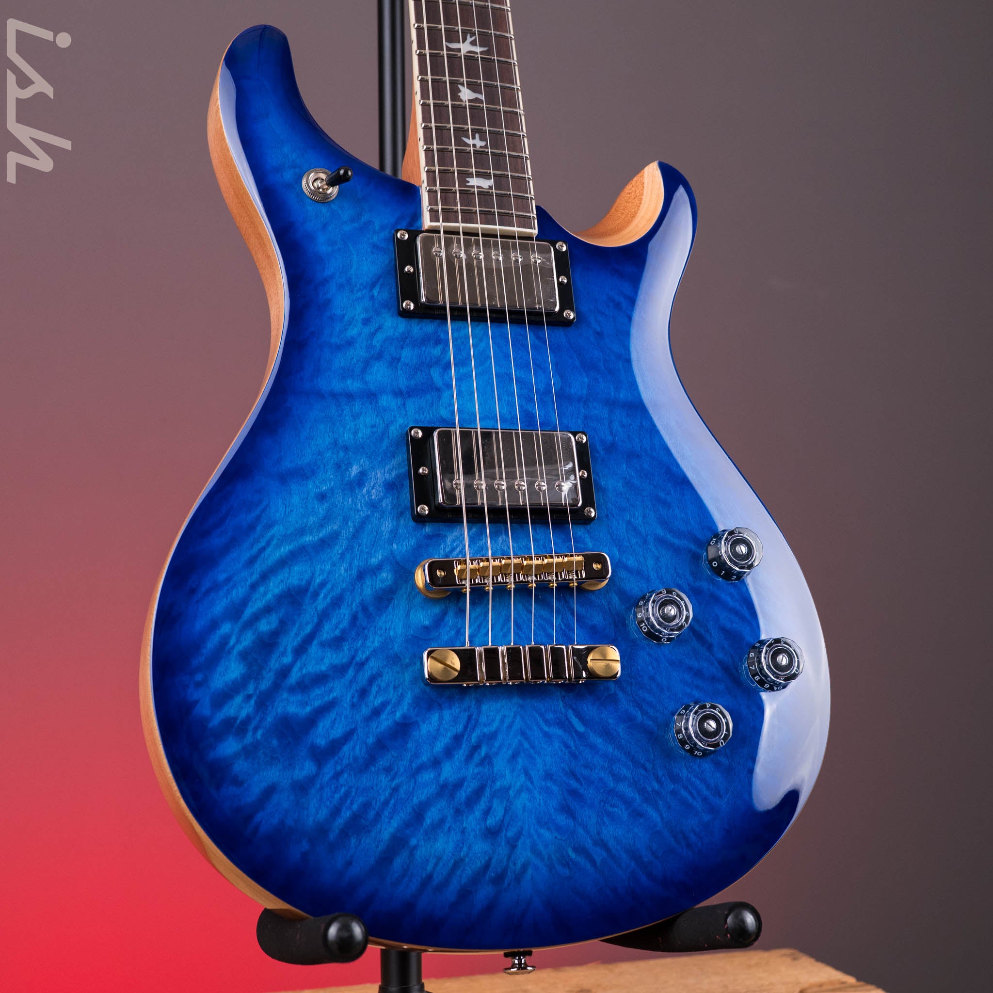 PRS SE McCarty 594 Quilt Faded Blue Burst – Ish Guitars