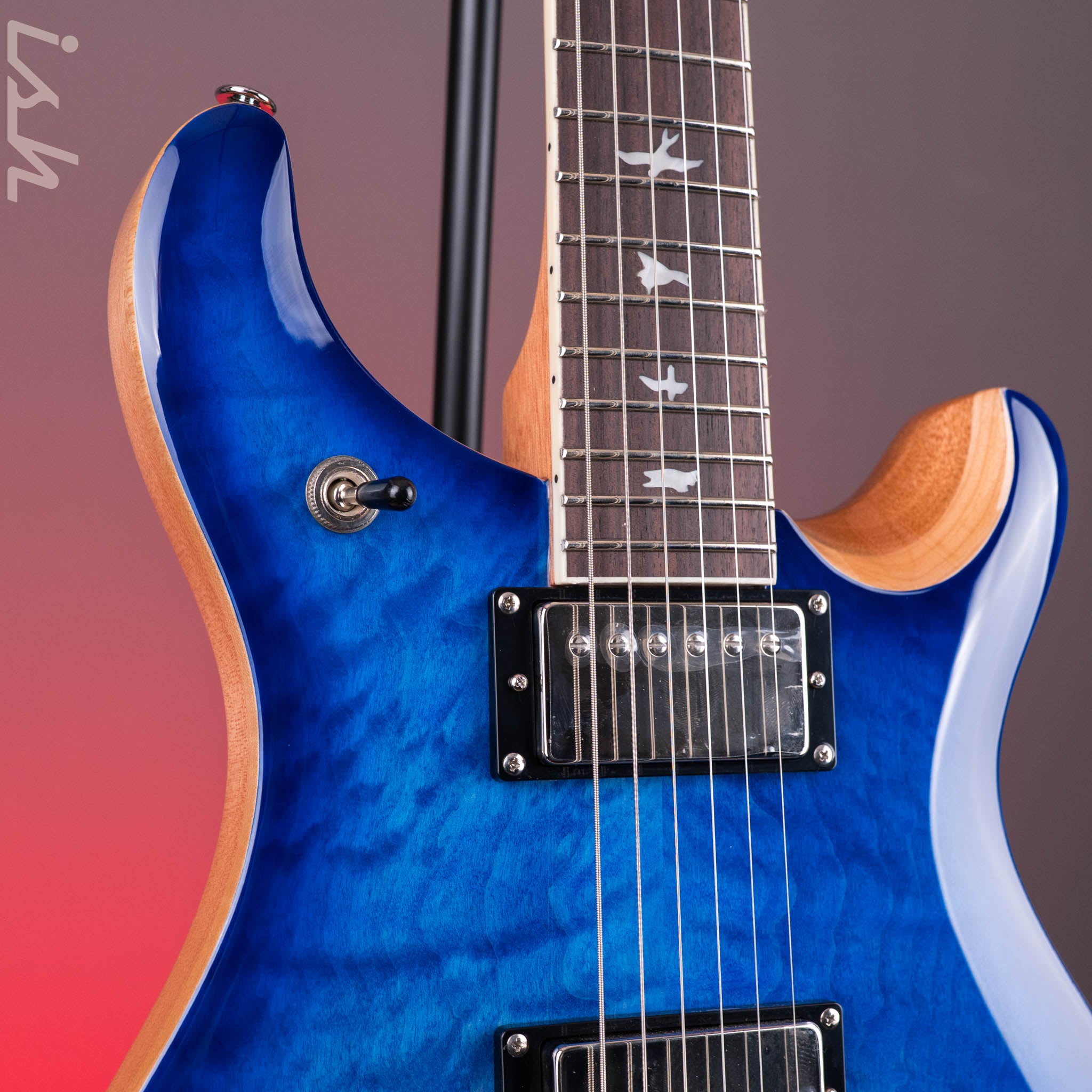 PRS SE McCarty 594 Quilt Faded Blue Burst – Ish Guitars