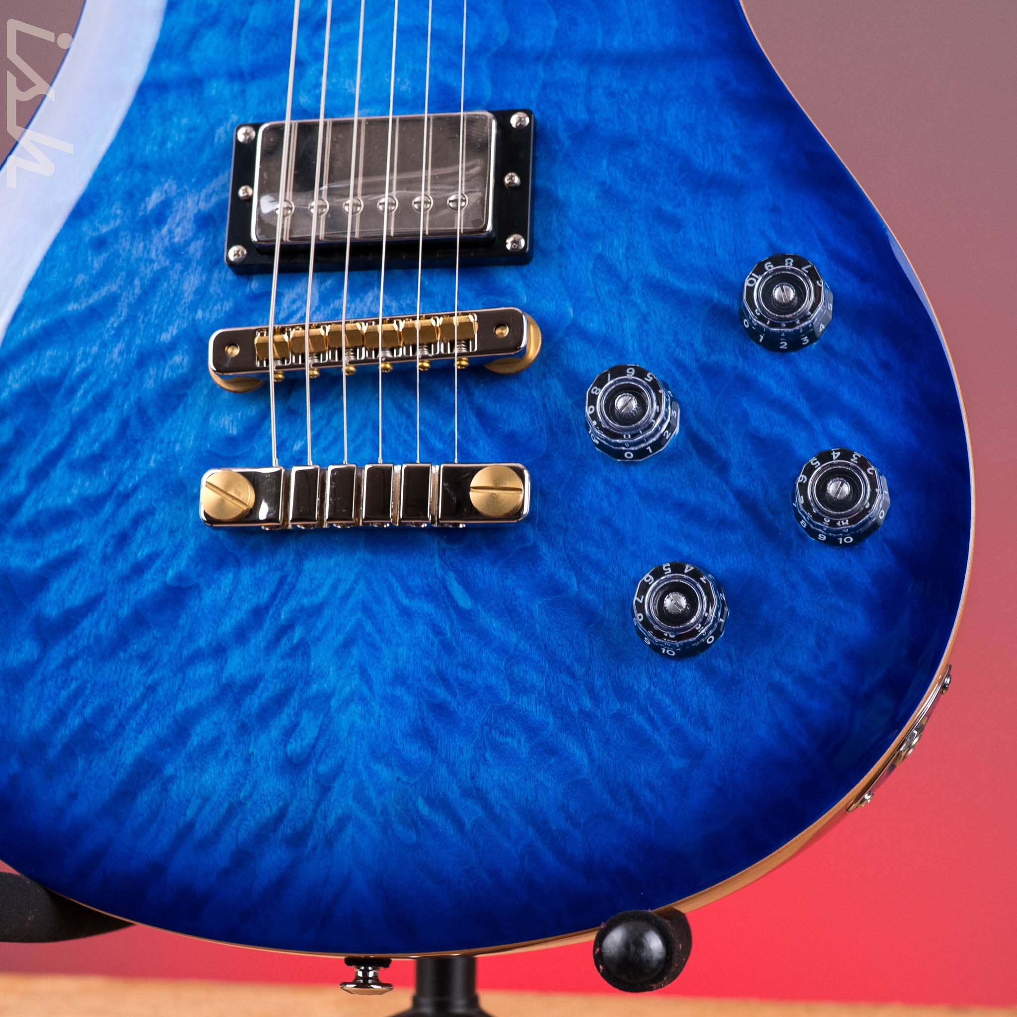 PRS SE McCarty 594 Quilt Faded Blue Burst – Ish Guitars