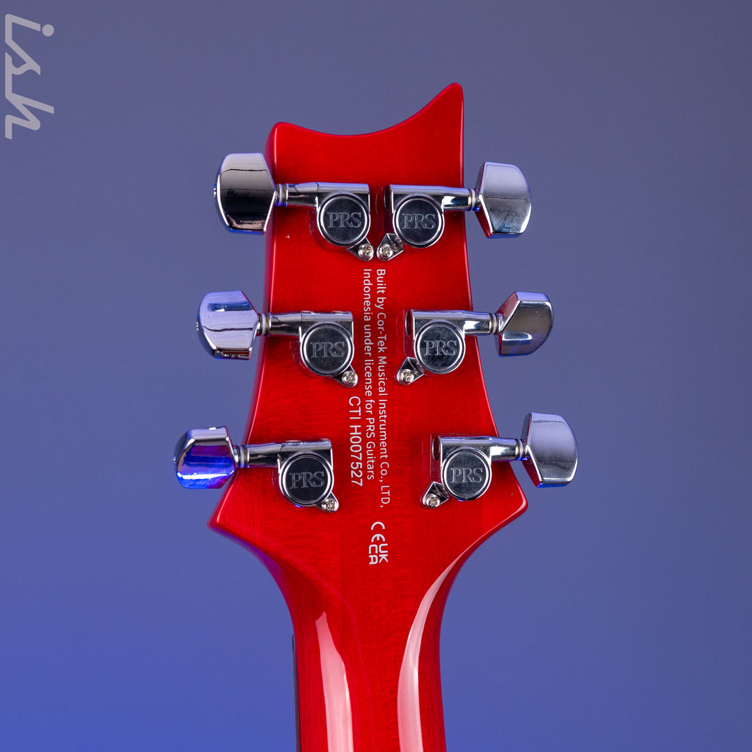 PRS SE Studio Charcoal Cherry Burst