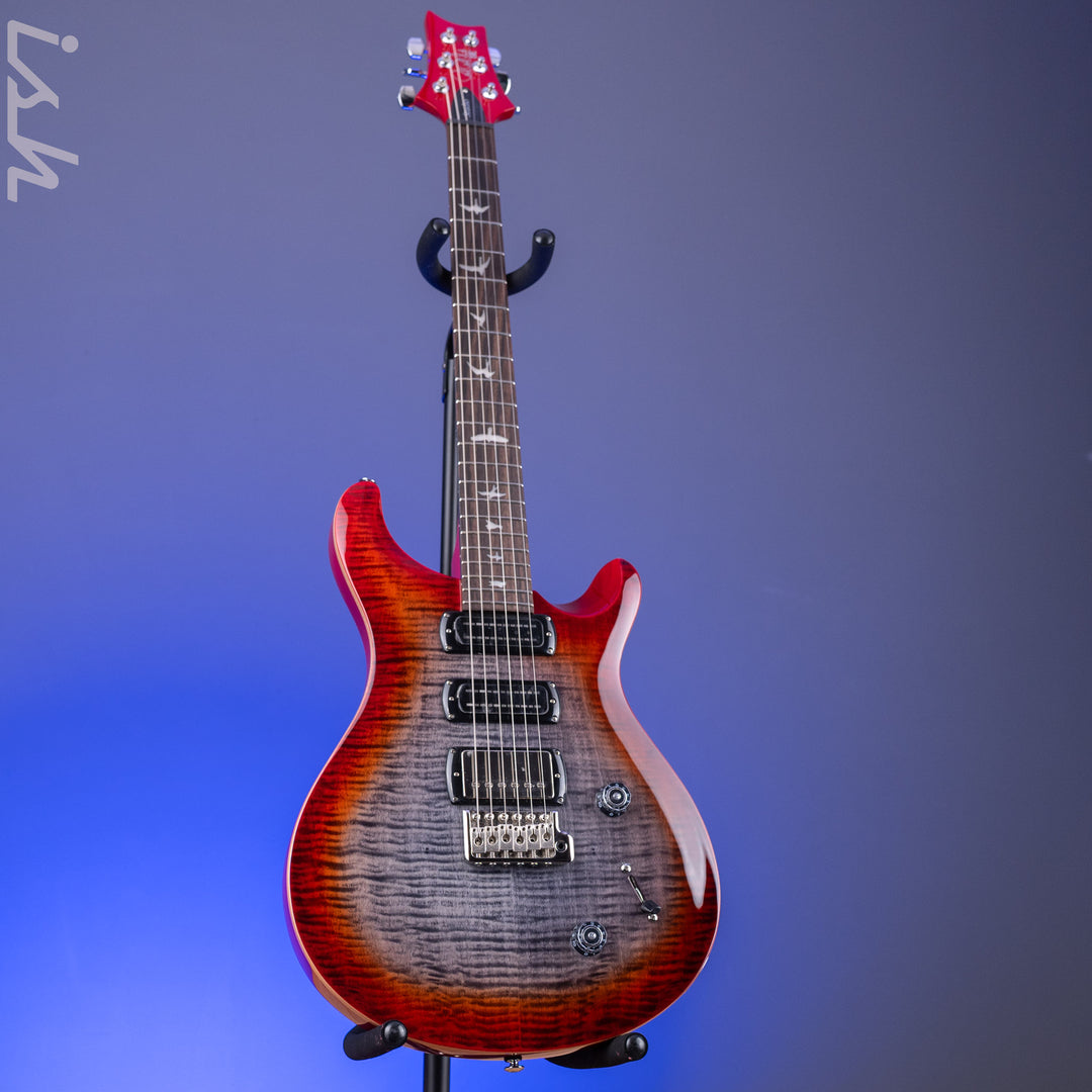 PRS SE Studio Charcoal Cherry Burst