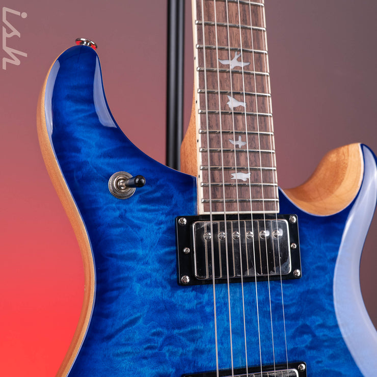 PRS SE McCarty 594 Quilt Faded Blue Burst