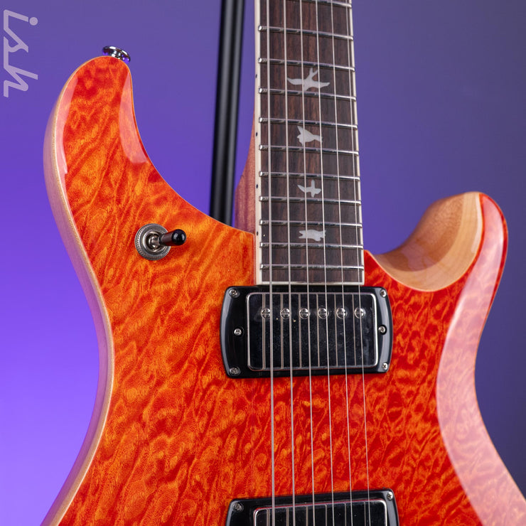PRS SE McCarty 594 Quilt Blood Orange *One Piece &