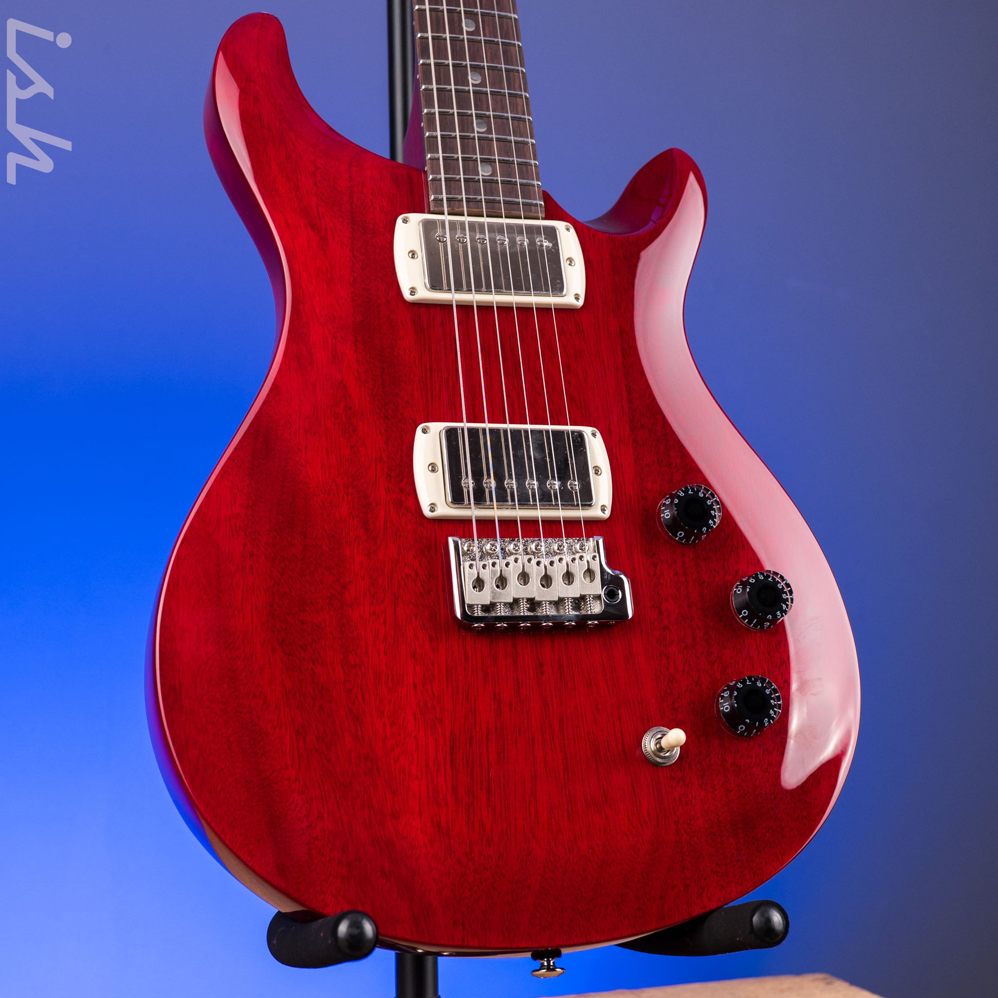 PRS SE DGT Standard Moon Inlay Vintage Cherry – Ish Guitars