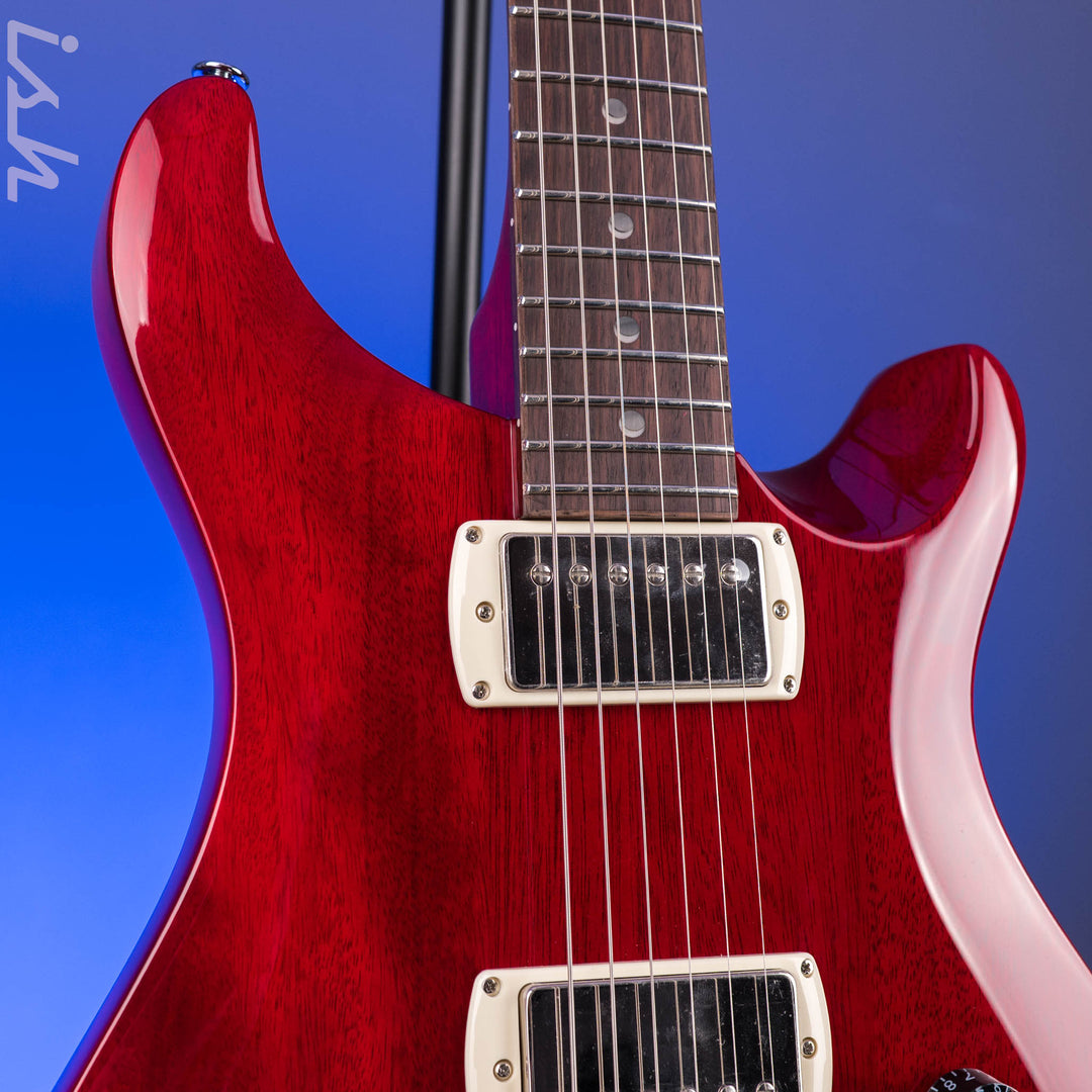 PRS SE DGT Standard Moon Inlay Vintage Cherry – Ish Guitars