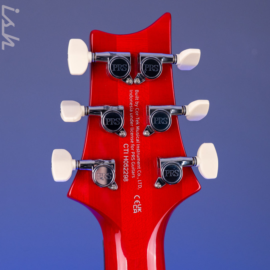 PRS SE Custom 24 Charcoal Cherry Burst