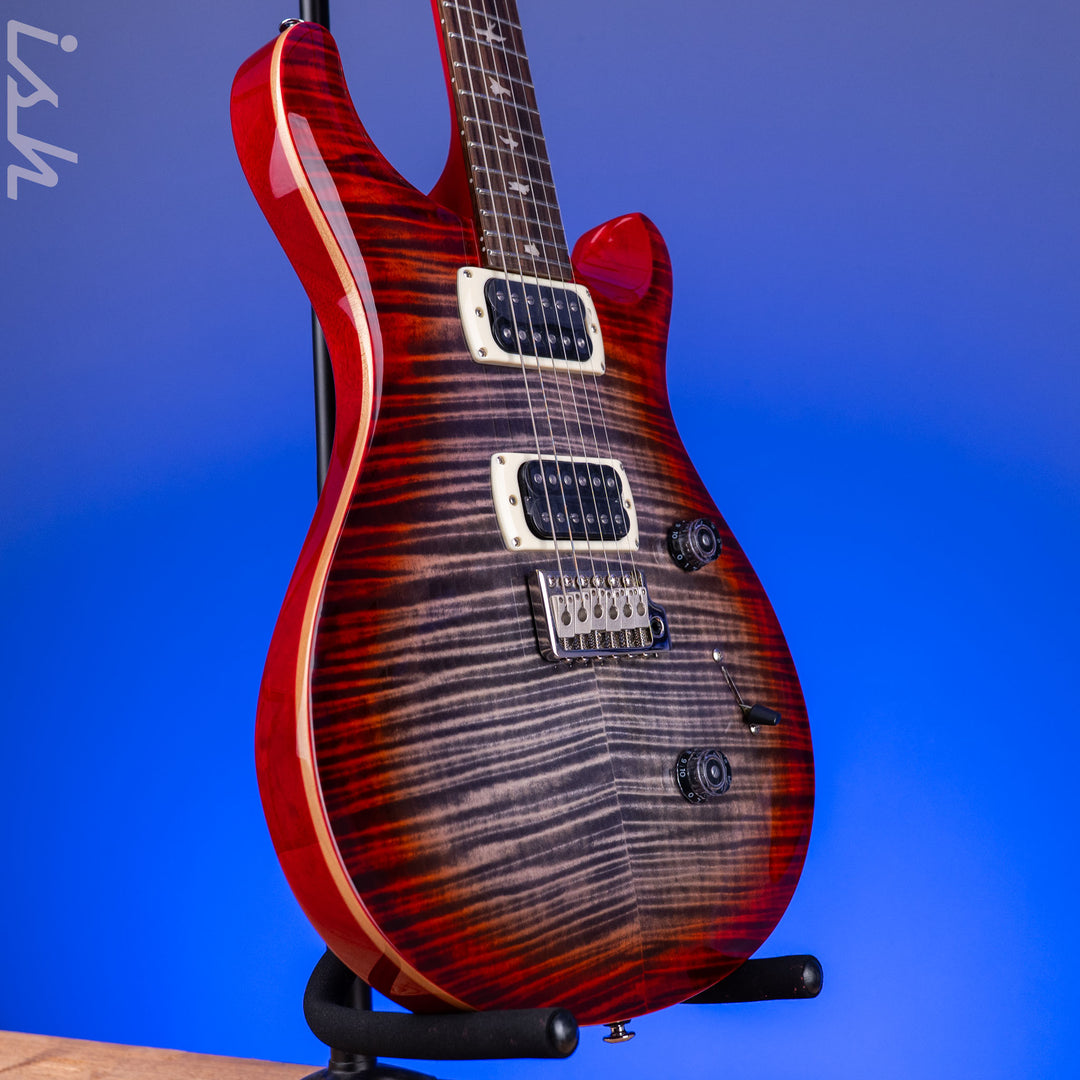 PRS SE Custom 24 Charcoal Cherry Burst