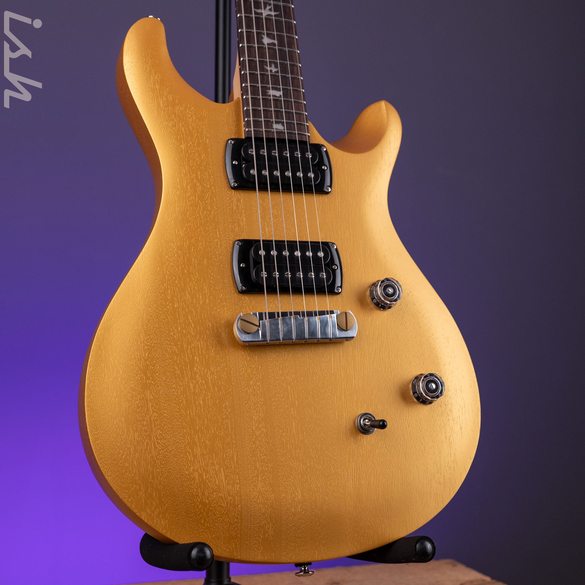 PRS SE CE 24 Standard Stoptail Satin Metallic Gold – Ish Guitars