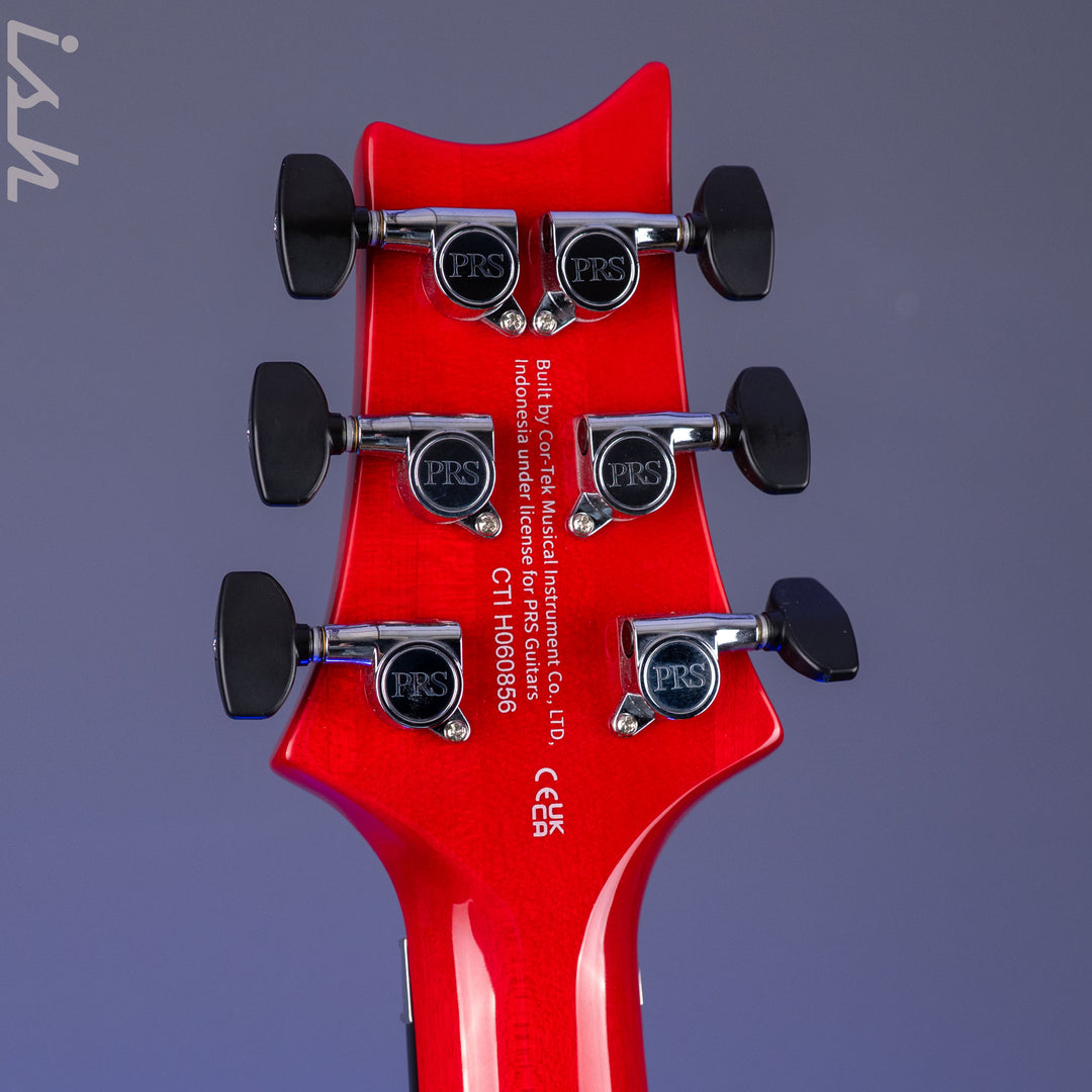 PRS SE Custom 24 Floyd Electric Guitar Charcoal Cherry Burst
