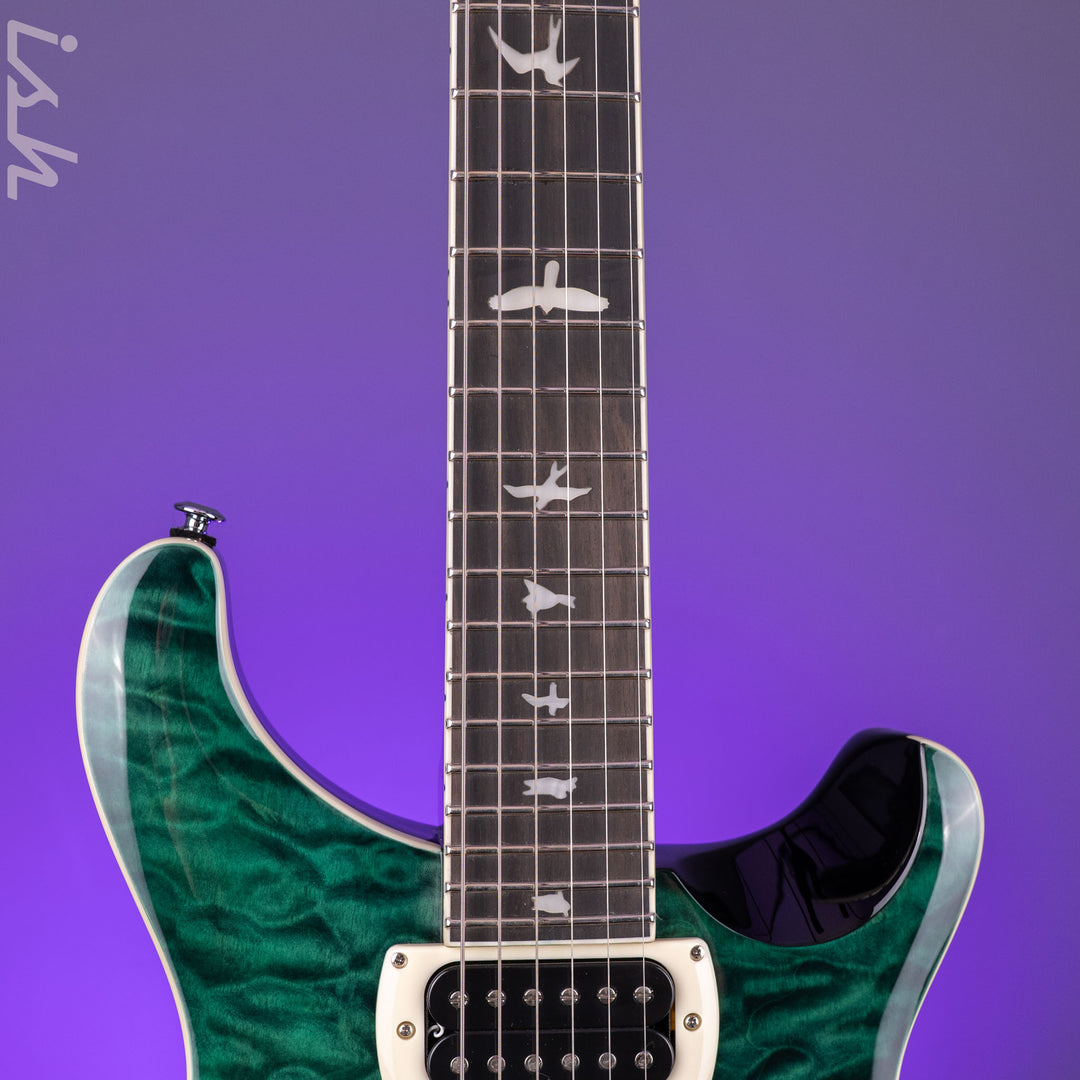 PRS SE Custom 24 Quilt Teal Black *New Color*
