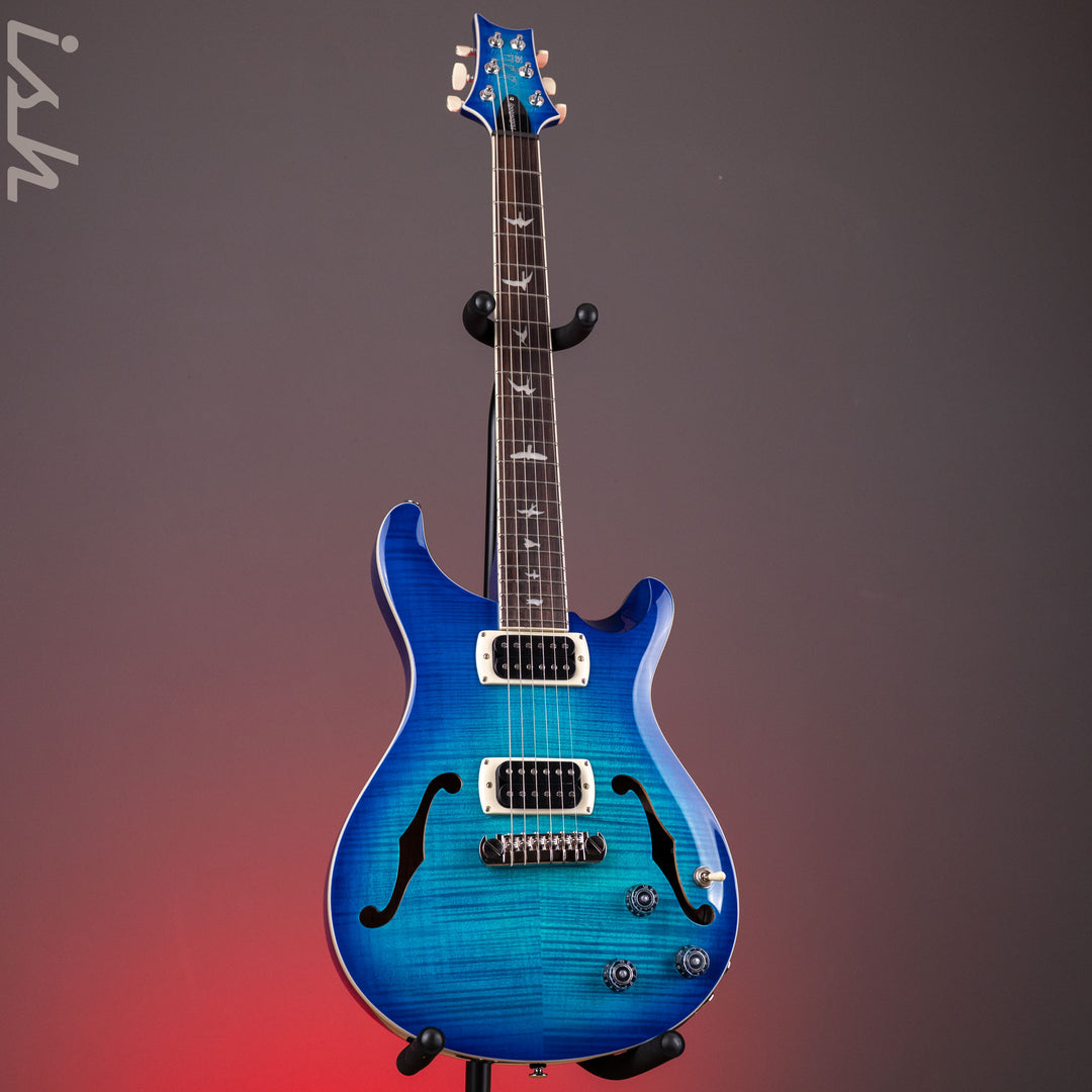 PRS SE Flat Back Hollowbody I Piezo *NEW MODEL* Lake Blue