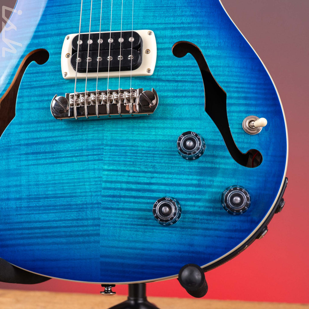 PRS SE Flat Back Hollowbody I Piezo *NEW MODEL* Lake Blue