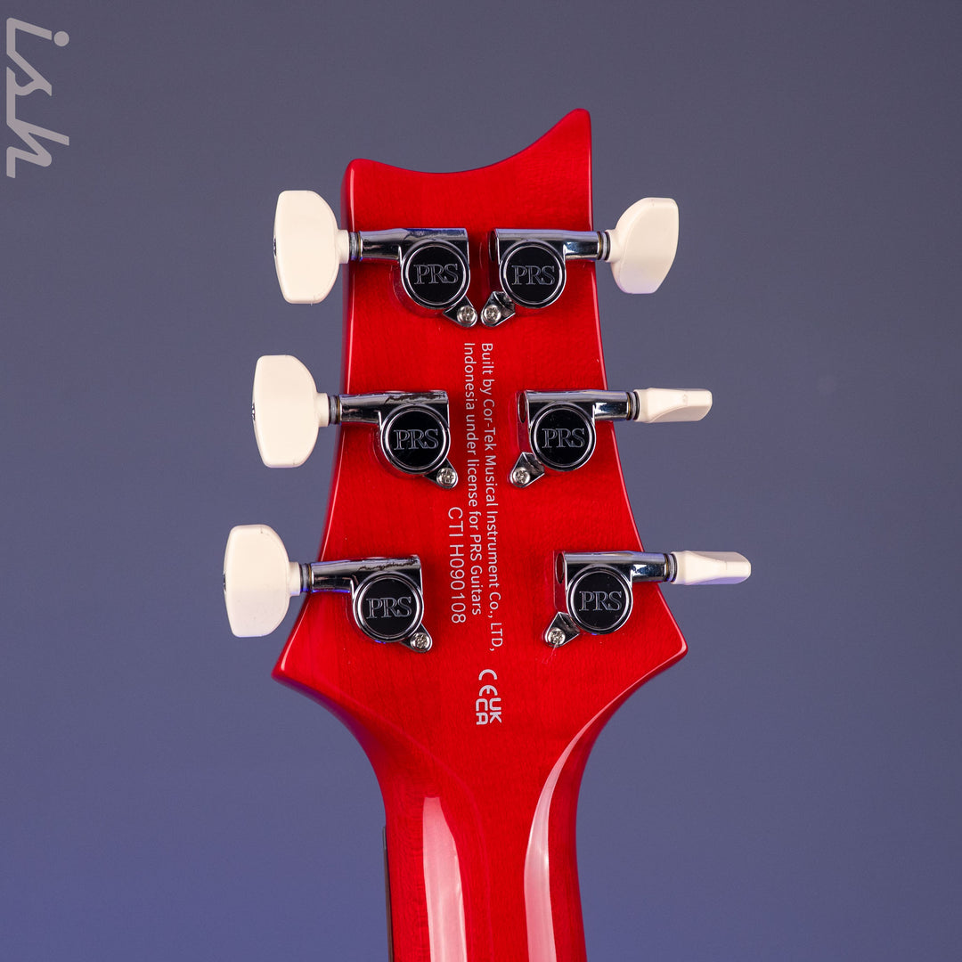 PRS SE Custom 24 Charcoal Cherry Burst