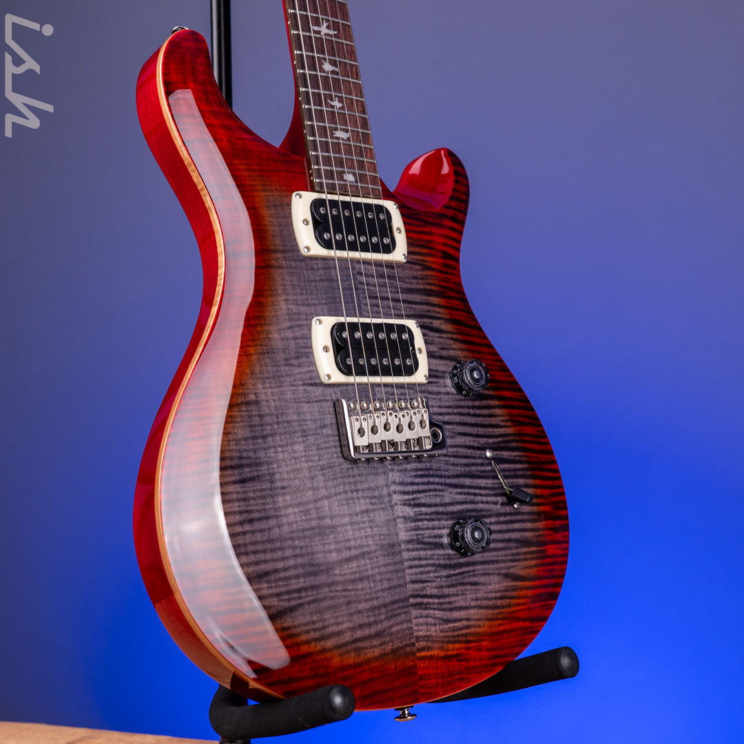 PRS SE Custom 24 Charcoal Cherry Burst