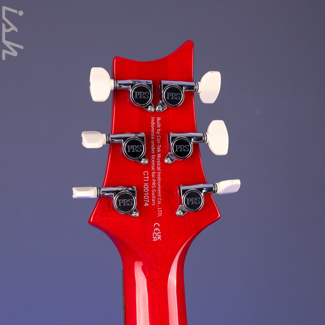 PRS SE Custom 24 Charcoal Cherry Burst