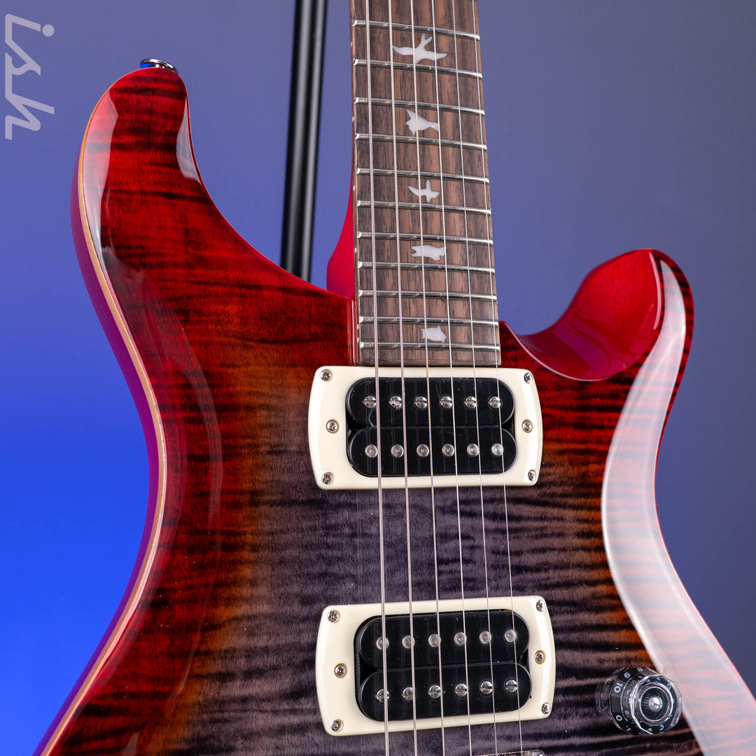 PRS SE Custom 24 Charcoal Cherry Burst