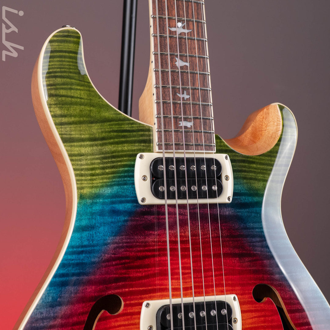 PRS SE Flat Back Hollowbody I Baritone Piezo Ed Sheeran Kaleidescope *NEW MODEL*