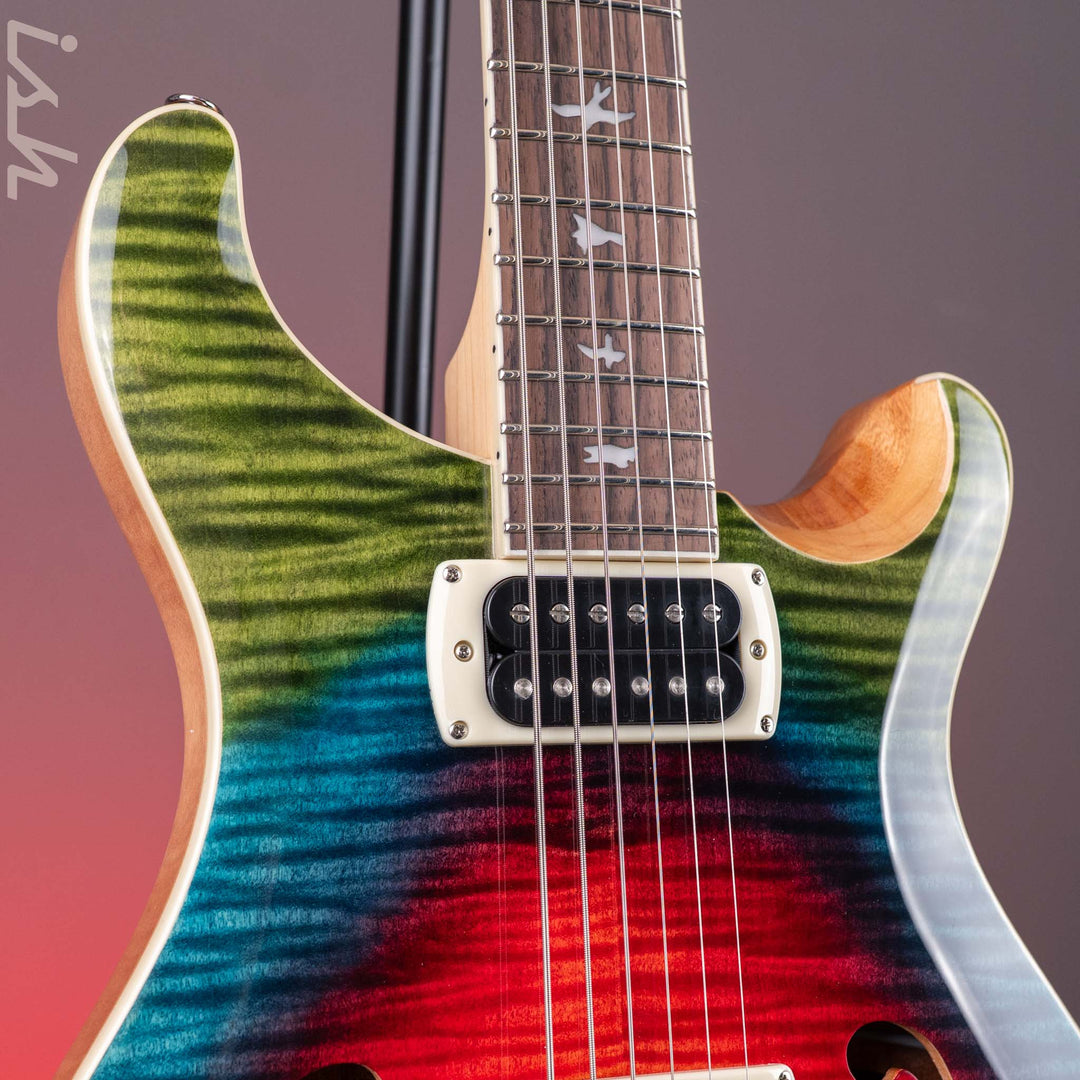 PRS SE Flat Back Hollowbody I Baritone Piezo Ed Sheeran Kaleidescope  *NEW MODEL*