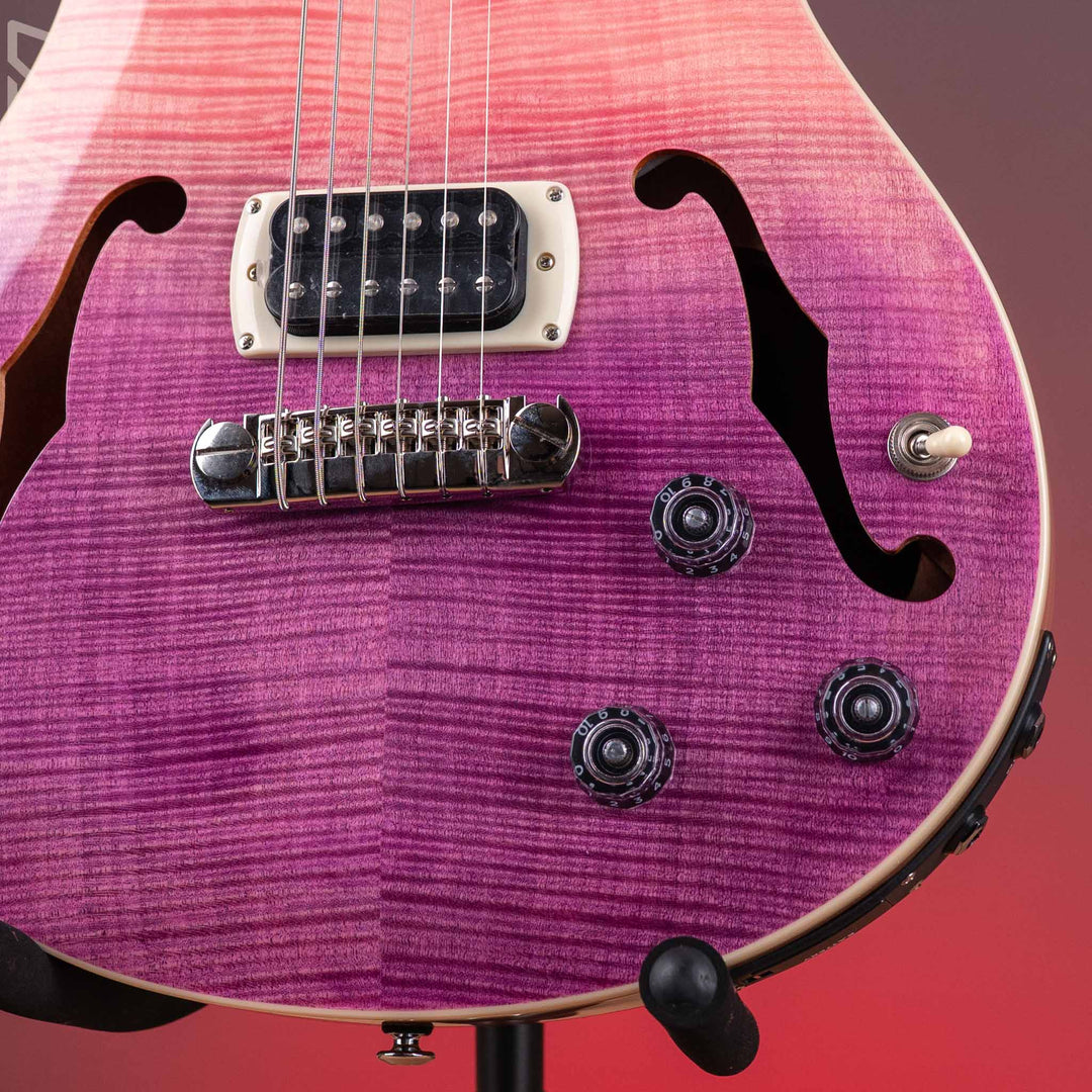 PRS SE Flat Back Hollowbody I Baritone Piezo Ed Sheeran Pink Ombre *NEW MODEL*