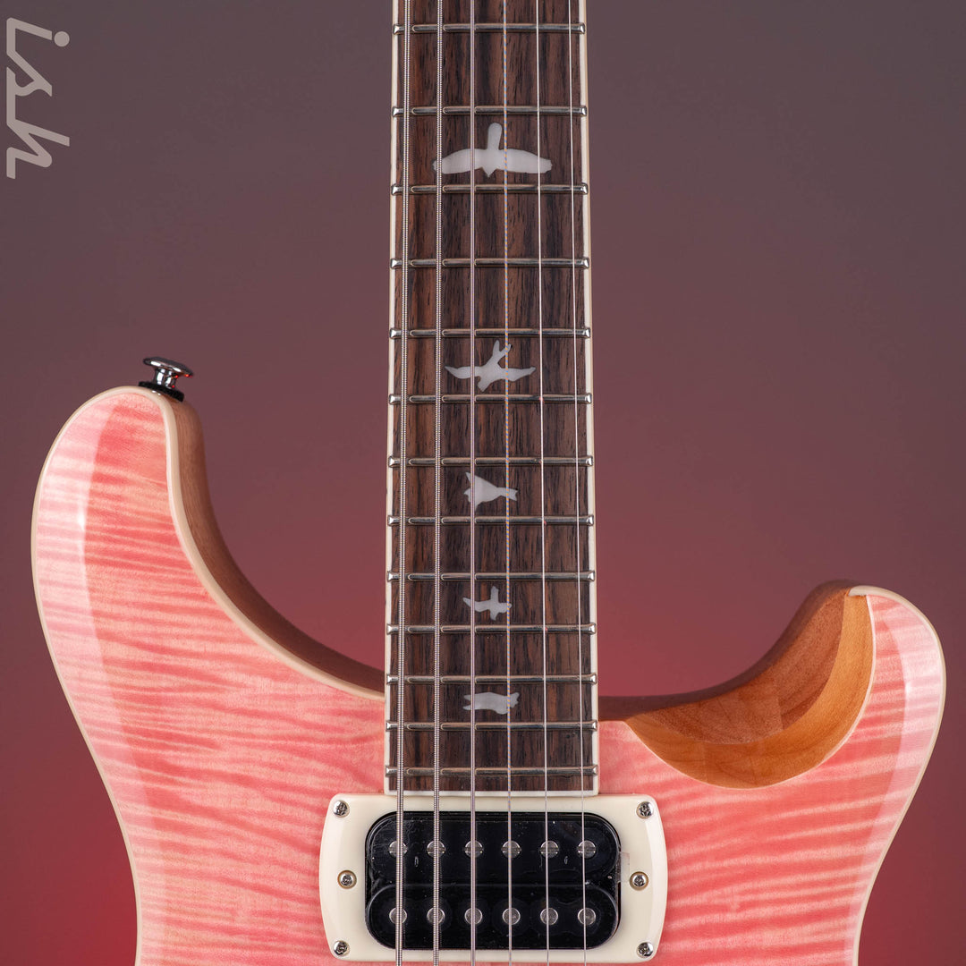 PRS SE Flat Back Hollowbody I Baritone Piezo Ed Sheeran Pink Ombre *NEW MODEL*