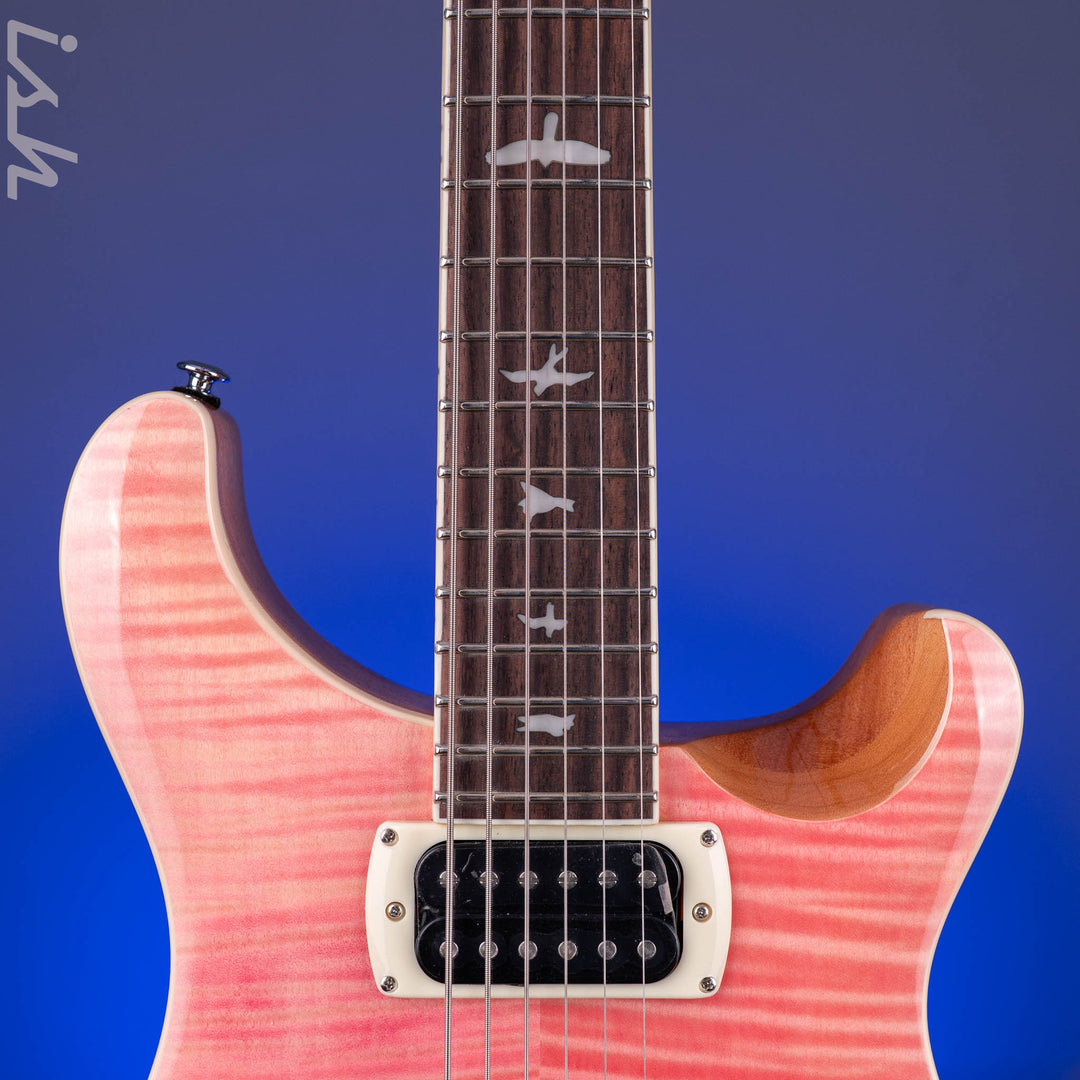 PRS SE Flat Back Hollowbody I Baritone Piezo Ed Sheeran Pink Ombre *NEW MODEL*