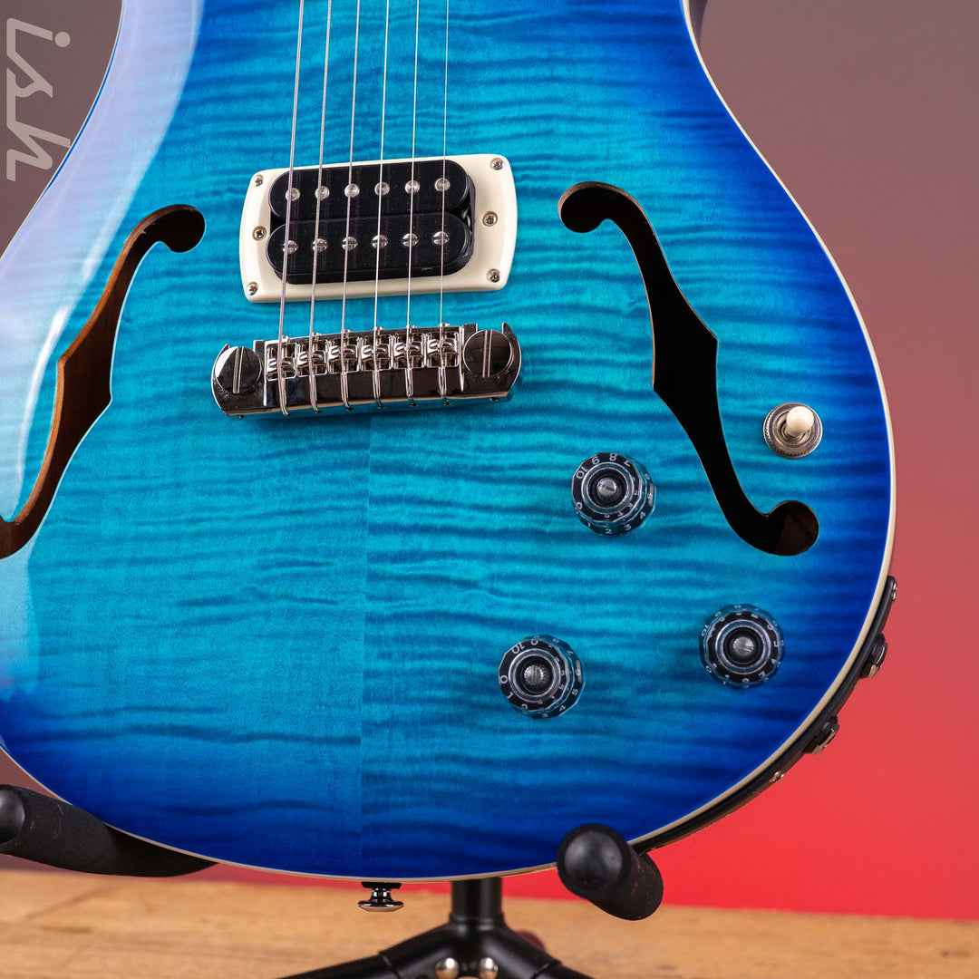 PRS SE Flat Back Hollowbody I Piezo *NEW MODEL* Lake Blue
