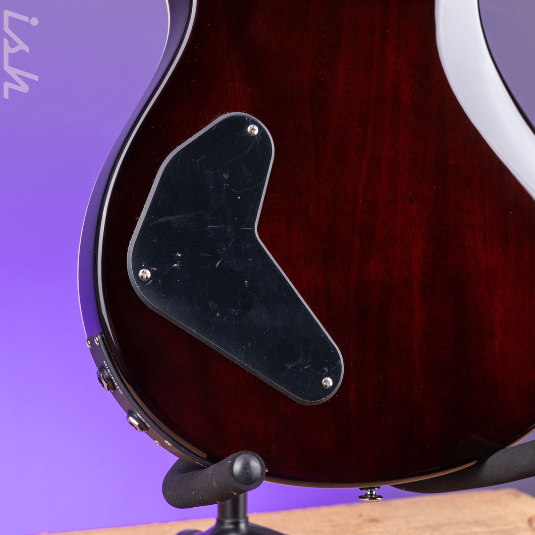 PRS SE Flat Back Hollowbody I Baritone Piezo Ed Sheeran Orange Tiger Smokeburst *NEW MODEL*